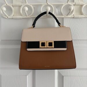 ALDO Brown and Cream Women's Bag